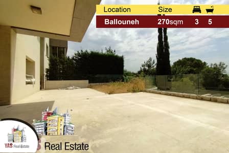 Ballouneh 270m2 | 230m2 Garden | Brand New | High-end | Open View | Ballouneh 270m2 | 230m2 Garden | Brand New | High-end | Open View |