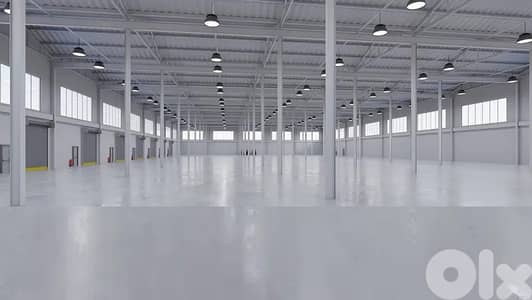 SPACIOUS WAREHOUSE LOCATED IN BIR HASSAN PRIME (2900SQ) , (BH-141)
