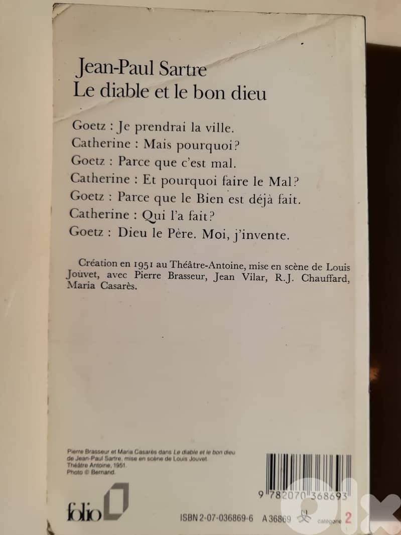 Le diable et le bon dieux par Jean Paul Sartre 2