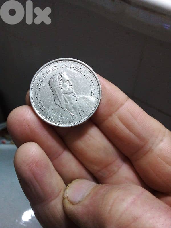 5 swiss francs 1974 1