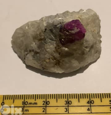 RUBY ROUGH STONE ROCK RAW GEM PAKISTAN HUNZA UNCUT NATURAL 0