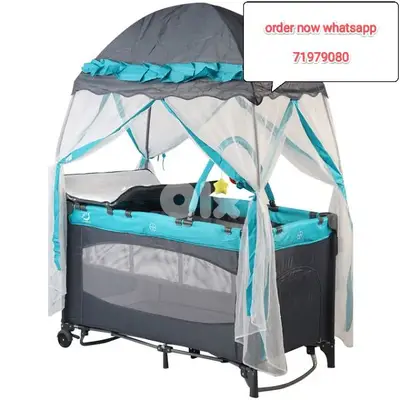 baby newborn playpen 3 in 1  play parc castle 2 levels بارك للاطفال