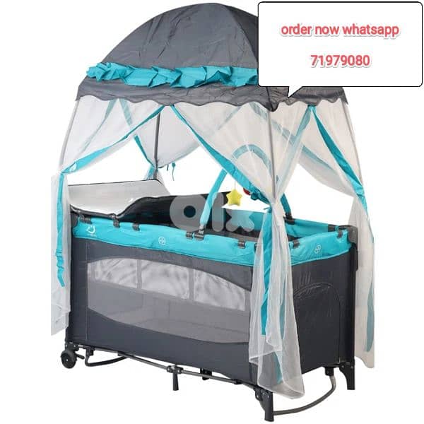 baby newborn playpen 3 in 1  play parc castle 2 levels بارك للاطفال 0