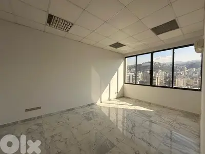 200 Sqm | Prime Location Office For Rent In Jal El Dib | Open Sea View