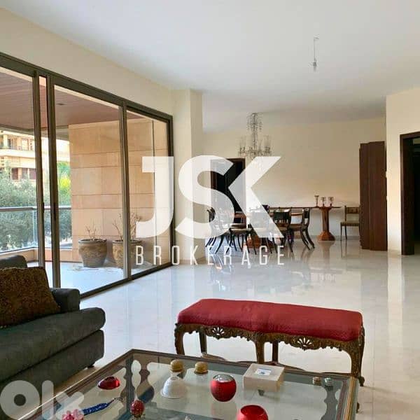 L16785 - Apartment with Garden View For Rent In Achrafieh, Sioufi 0