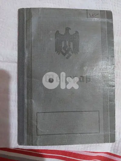 German Nazi Identification ID  for Solider World War Two WW II