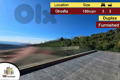 Ghosta 180m2 | Duplex | New | Perfect Condition | View | Furnished |DA
