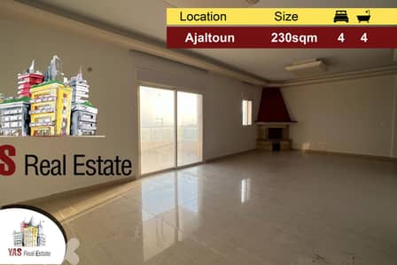 Ajaltoun 230m2 | 60m2 Terrace | New | View | Luxurious | Catch |