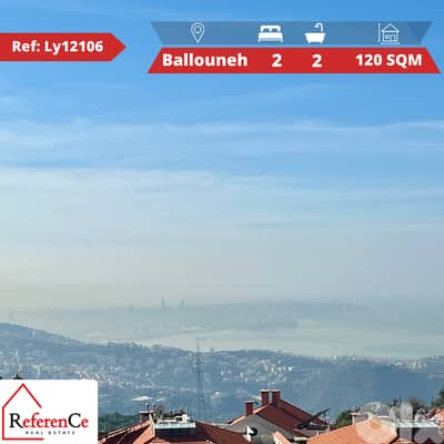 Apartment with Payment facilities in Ballouneh شقة بتسهيلات في بلونة