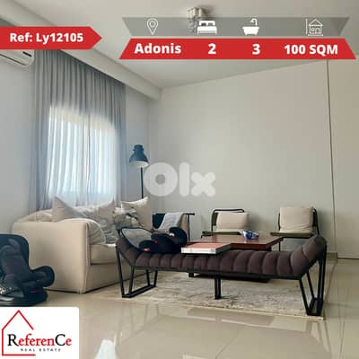 Apartment with view in Adonis شقة مطلة على أدونيس