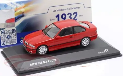 BMW M3 E36 diecast car model 1;43.