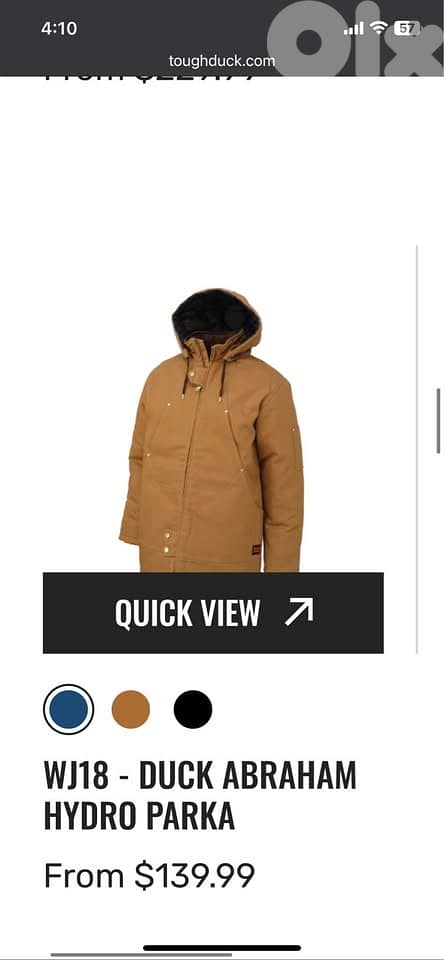 Taugh duck jacket for extreme snow 5