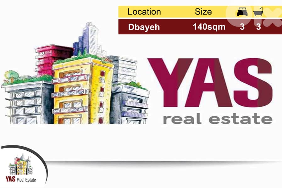Dbayeh 140m2 | Brand New | Prime Location | Catch | MJ | 0