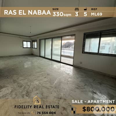 Apartment for sale in Ras El Nabaa ML69  شقة للبيع برأس النبع