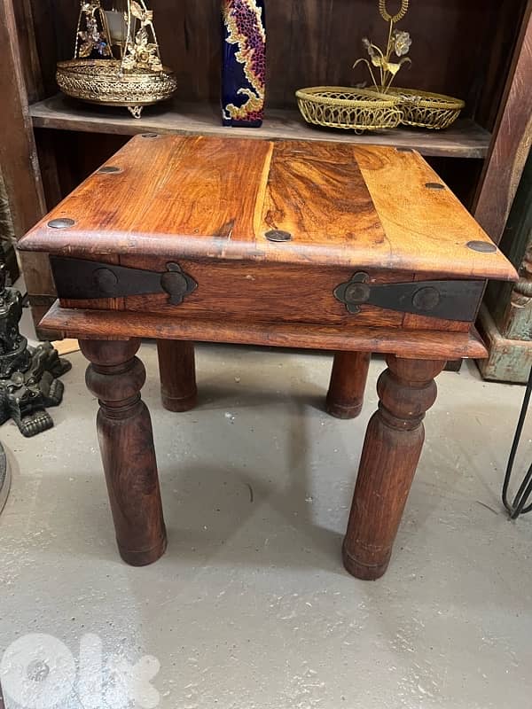 teak maseef side table 0