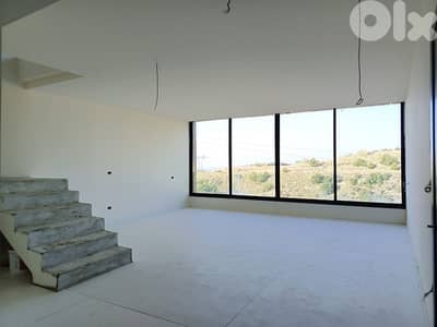 300 SQM Duplex in Mansourieh, Metn with Mountain and City View