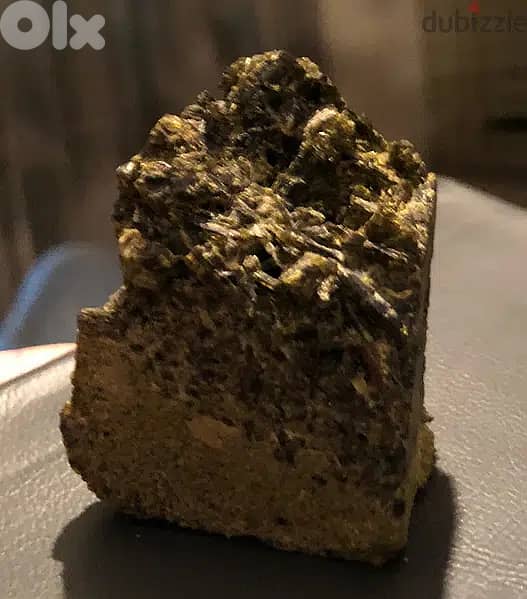 Semi-precious 61g Natural Green Tourmaline Crystal Rough Stone cluster 0