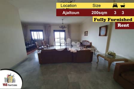 Ajaltoun 200m2 | Rent | Furnished | Open View | Classic | KH |