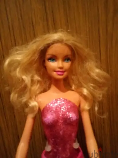 Barbie LOVE HORSE Glitter molded wearing as new doll, bend legs+Shoes
