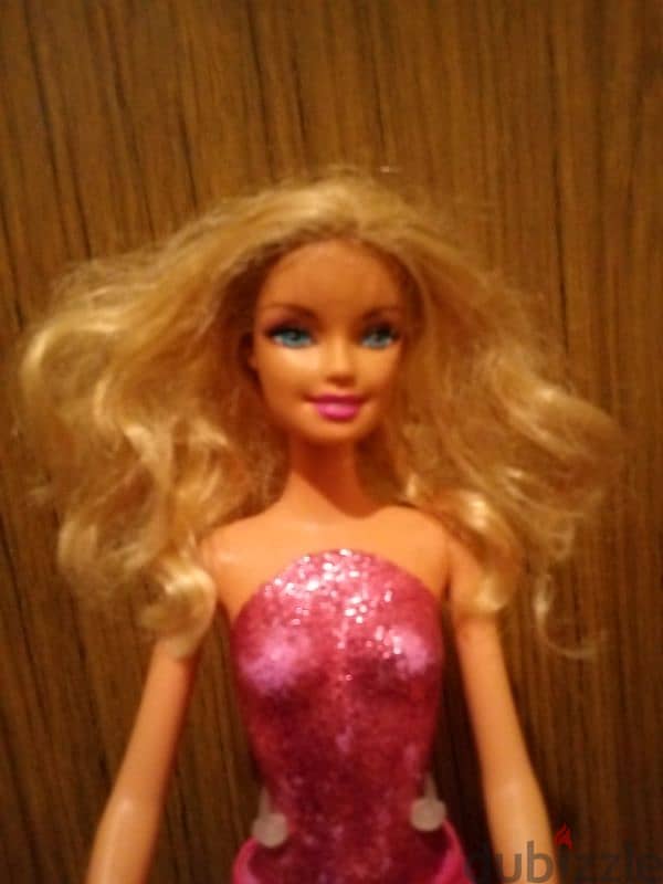Barbie LOVE HORSE Glitter molded wearing as new doll, bend legs+Shoes 2