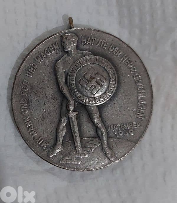 German Nazi Medal Commemorative for the Olympics 1939 0