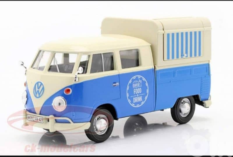 V. W T1 Food Truck diecast car model 1:24. 0