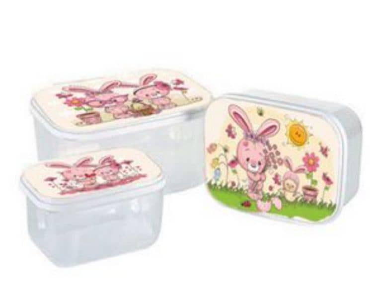 3 pieces tapperwers set 3