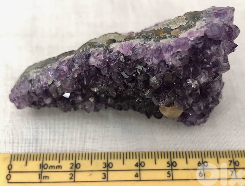 Amethyst Stone Rock Natural Purple Crystals. See size in picture 2