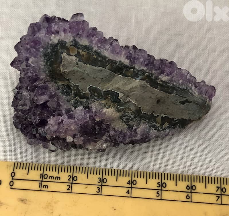 Amethyst Stone Rock Natural Purple Crystals. See size in picture 3