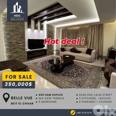 Belle Vue Beit el Chaar 450 sqm duplex fully decorated