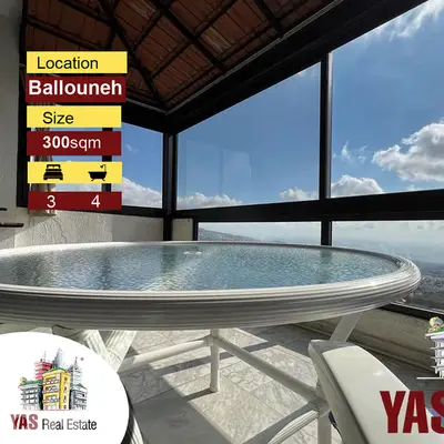 Ballouneh 300m2 Duplex | Impressive View | Luxurious | Catch |
