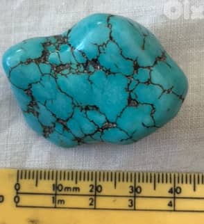 Turquoise Nugget China stone for collection. See size in picture. 0