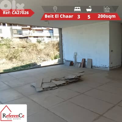 New apartment in beit el chaar شقة جديدة في بيت الشعار