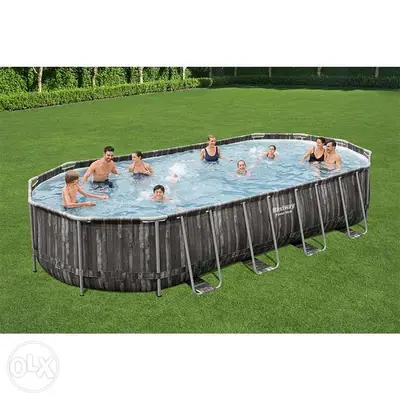 6.1 x 3.66 x 1.22 m pool full package bestway intex مسبح بركة