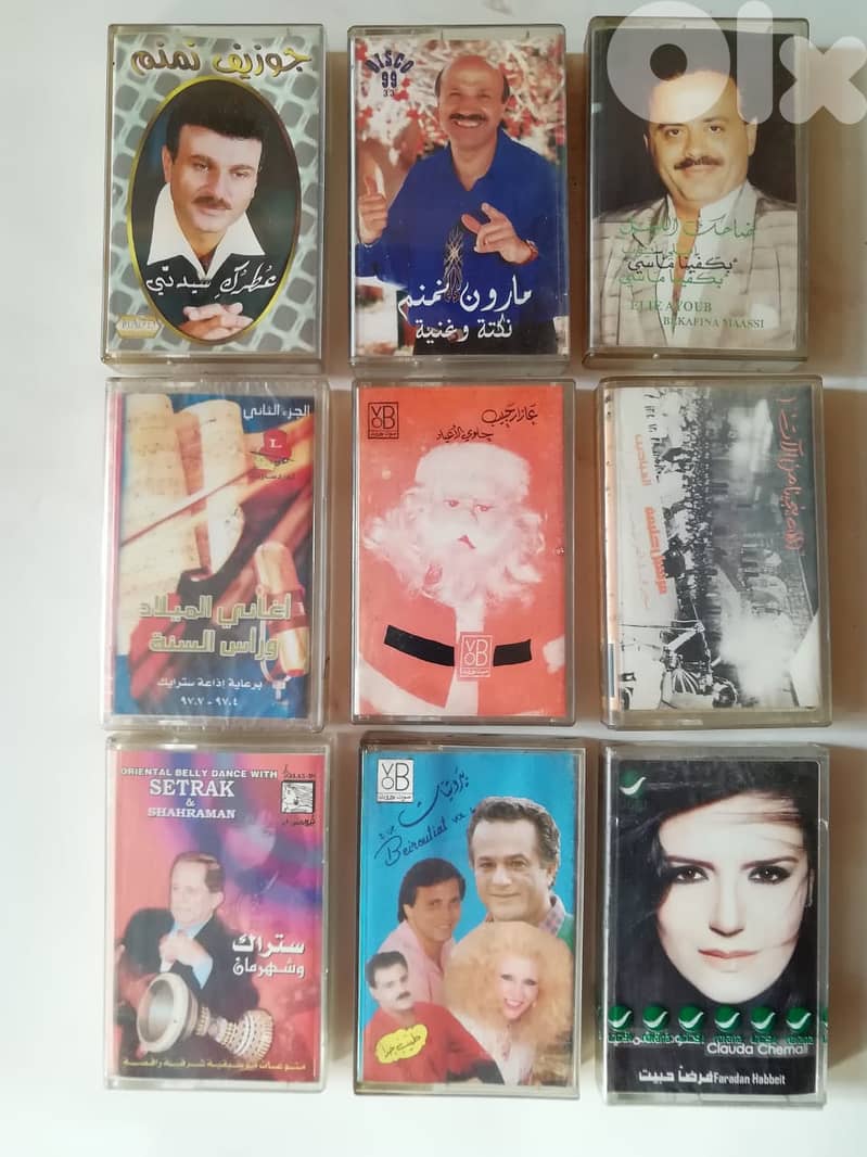 various audio cassettes starting 3$ 2