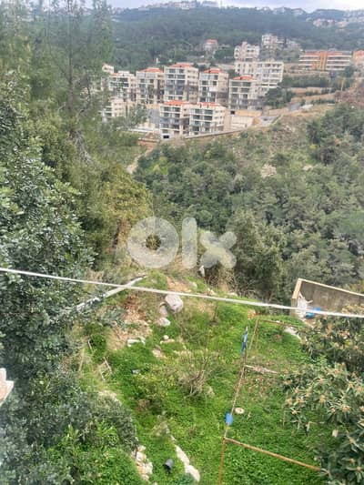 1000 SQM Land in Qannabet Broumana, Metn Overlooking the Mountains