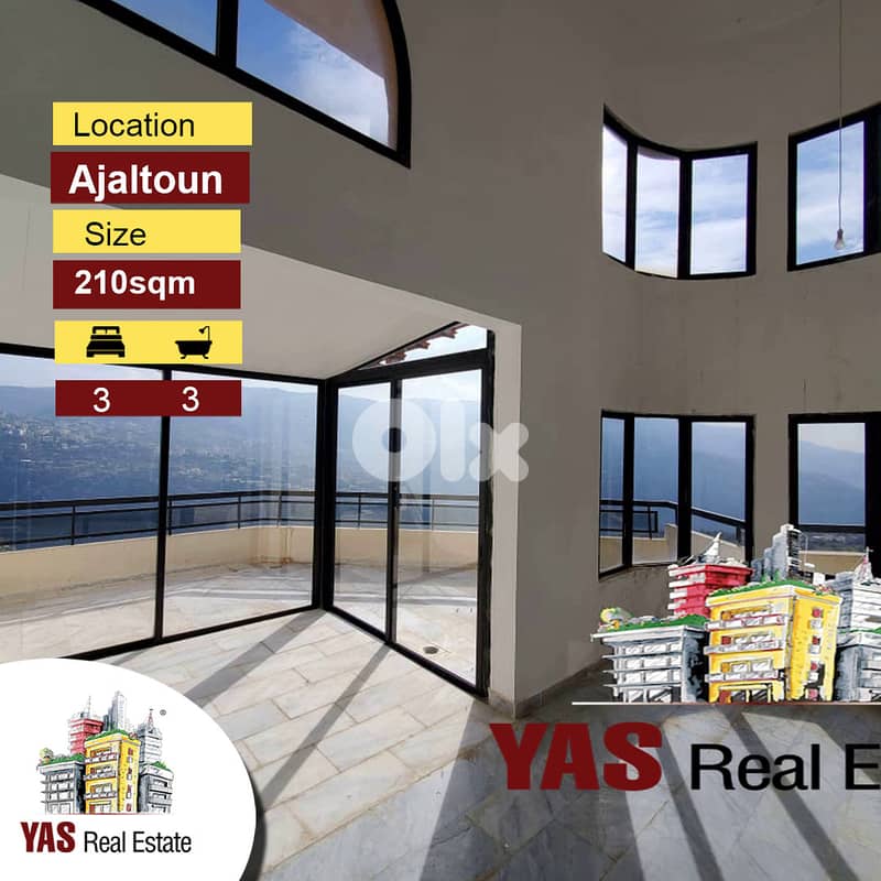 Ajaltoun 210m2 | Well-Maintained | Impressive View | Unique | 0