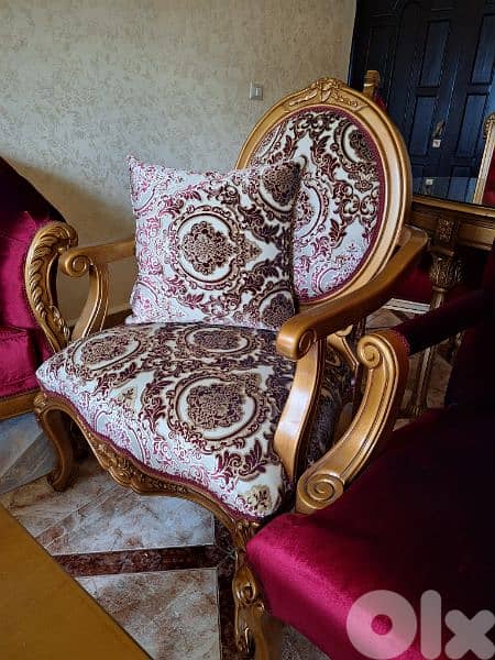 classic salon living room and dining room 2