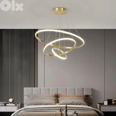 GOLD LED CHANDLIER