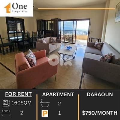 FURNISHED APARTMENT FOR RENT IN DARAOUN