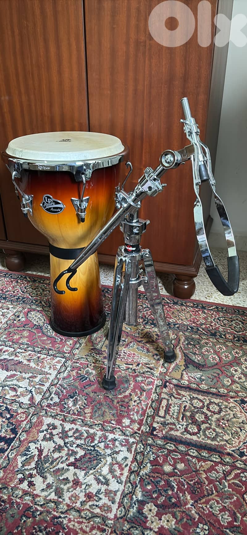 Djembe LP + stand GIBRALTAR + bag 2