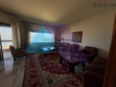 Furnished Apartment+SeaView for sale in Sahel Aalma - شقة مفروشة للبيع