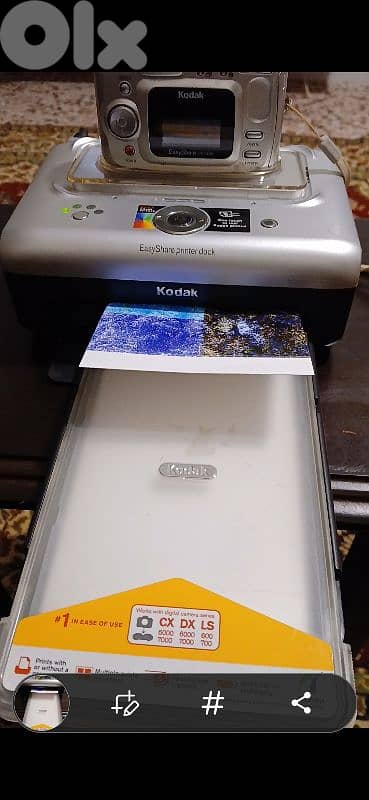 kodak EasyShare camera with photo printer 3