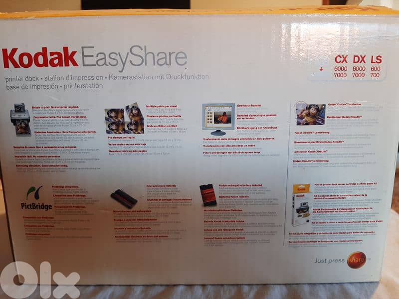 kodak EasyShare camera with photo printer 12