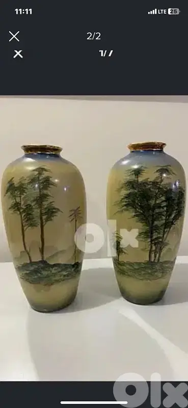 beautifull pair of french porcelaine vases