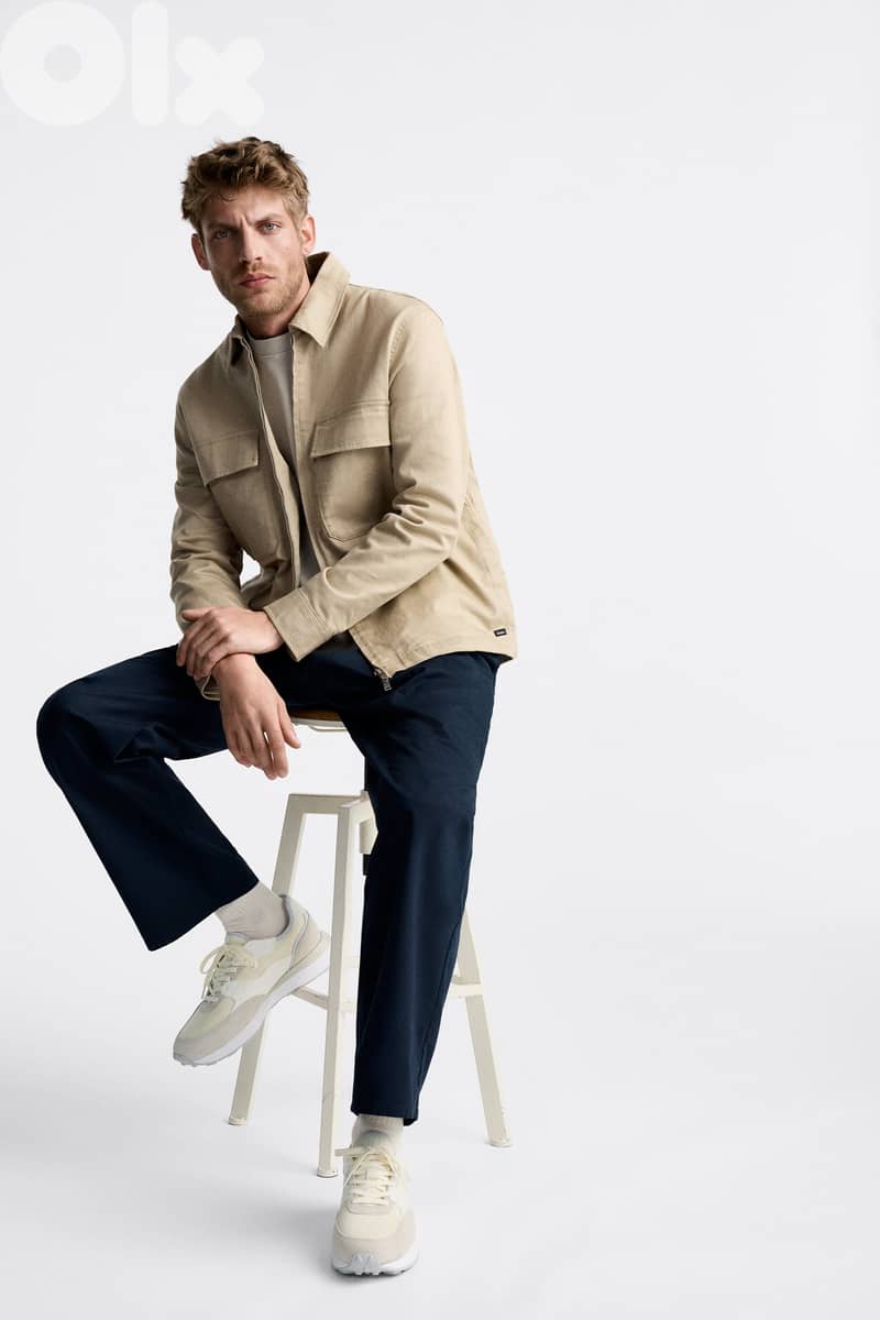 ZARA Men's Sports Shoes - Off-White 41 2