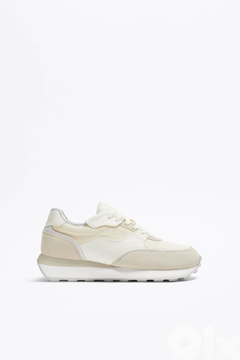 ZARA Men's Sports Shoes - Off-White 41 8