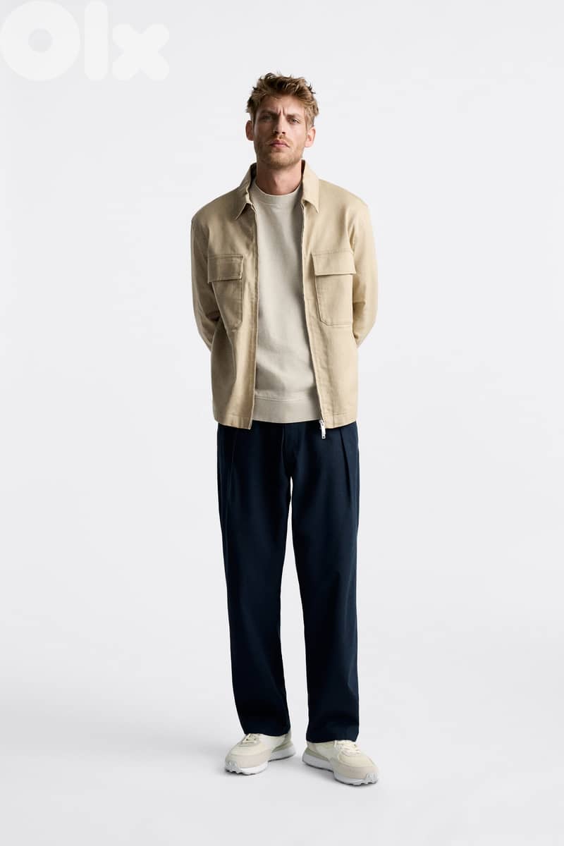 ZARA Men's Sports Shoes - Off-White 41 7