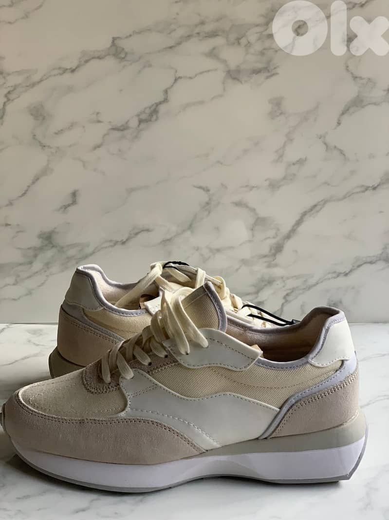 ZARA Men's Sports Shoes - Off-White 41 9