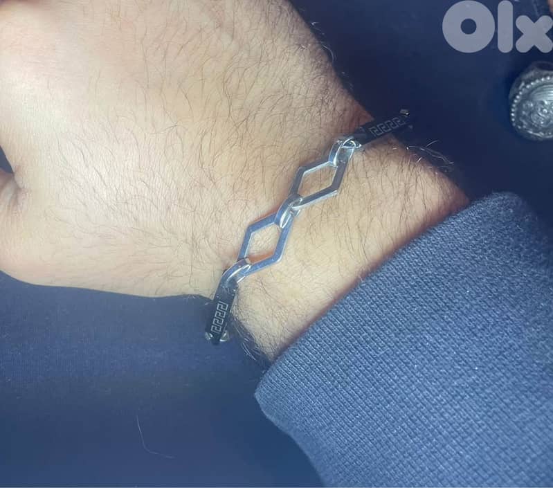 Men’s black onyx bracelet 0